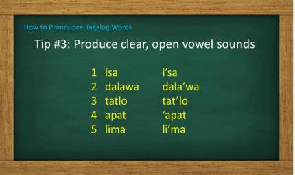 Clear in Tagalog.